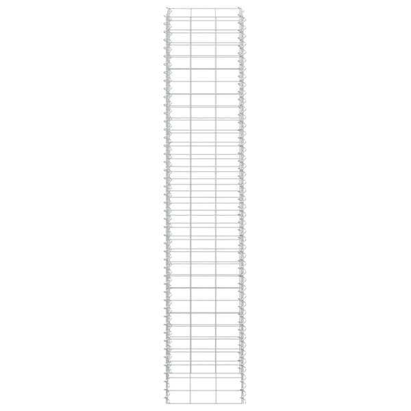Gabionen-Hochbeete 3 Stk. 30x30x150 cm Eisen