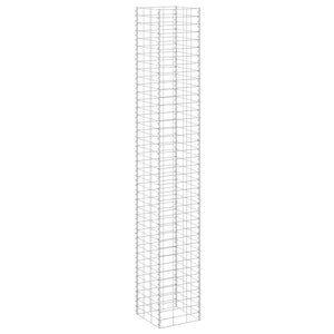 Gabionen-Hochbeete 3 Stk. 30x30x200 cm Eisen