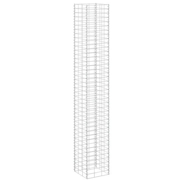 Gabionen-Hochbeete 3 Stk. 30x30x200 cm Eisen