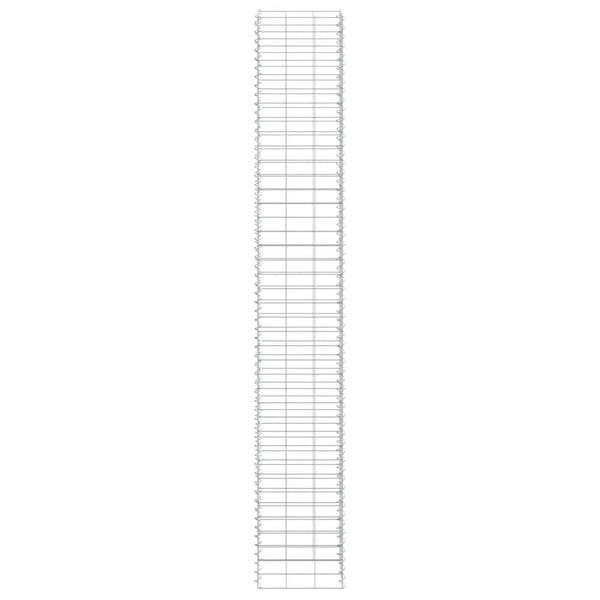 Gabionen-Hochbeete 3 Stk. 30x30x200 cm Eisen