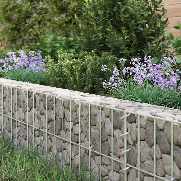 Gabionen-Hochbeet Verzinkter Stahl 400x100x20 cm