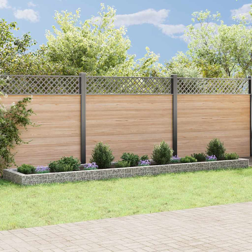 Gabionen-Hochbeet Verzinkter Stahl 500x100x20 cm