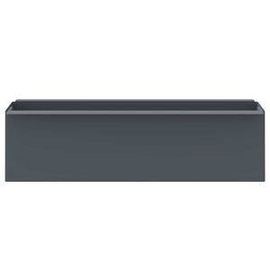 Pflanzkasten für Europaletten 12 Stk. Grau 36x13,5x9,5 cm PP