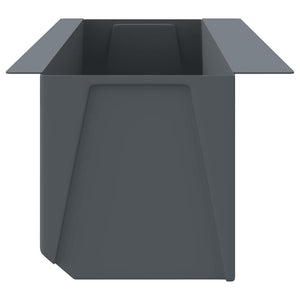 Pflanzkasten für Europaletten 12 Stk. Grau 36x13,5x9,5 cm PP
