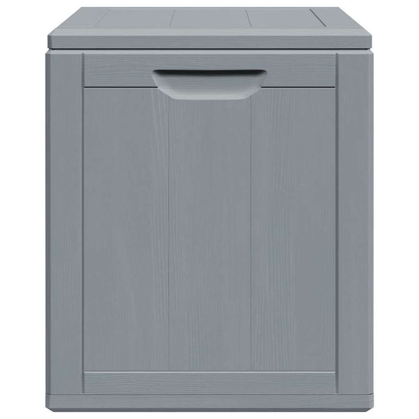 Garten-Aufbewahrungsbox 90 L Grau PP-Holzoptik
