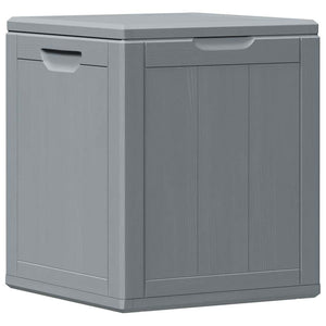 Garten-Aufbewahrungsbox 90 L Grau PP-Holzoptik