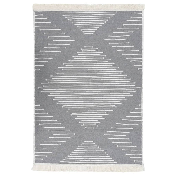 Dunkelgrauer Teppich 160x230 cm