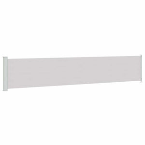 Seitenmarkise Ausziehbar 117x600 cm Grau