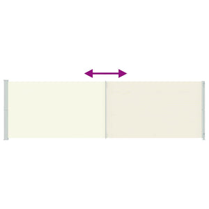 Seitenmarkise Ausziehbar 180x600 cm Creme