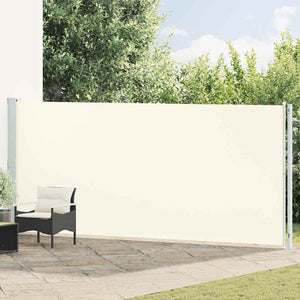 Seitenmarkise Ausziehbar 180x600 cm Creme