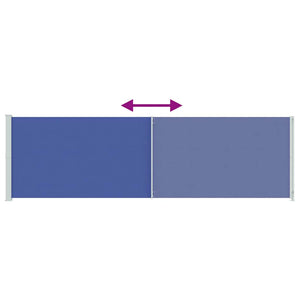 Seitenmarkise Ausziehbar 180x600 cm Blau