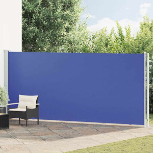 Seitenmarkise Ausziehbar 180x600 cm Blau