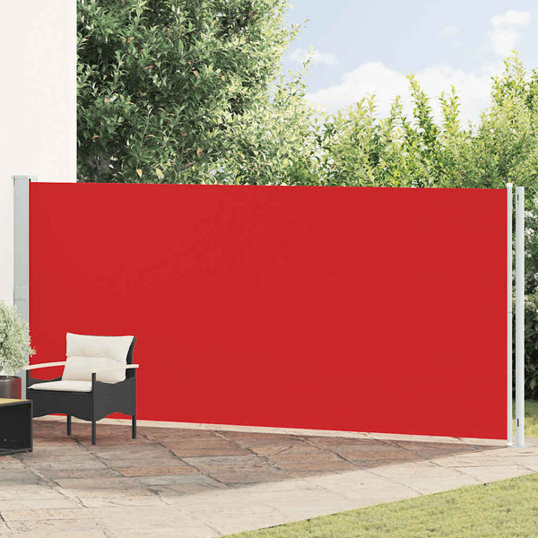 Seitenmarkise Ausziehbar 180x600 cm Rot