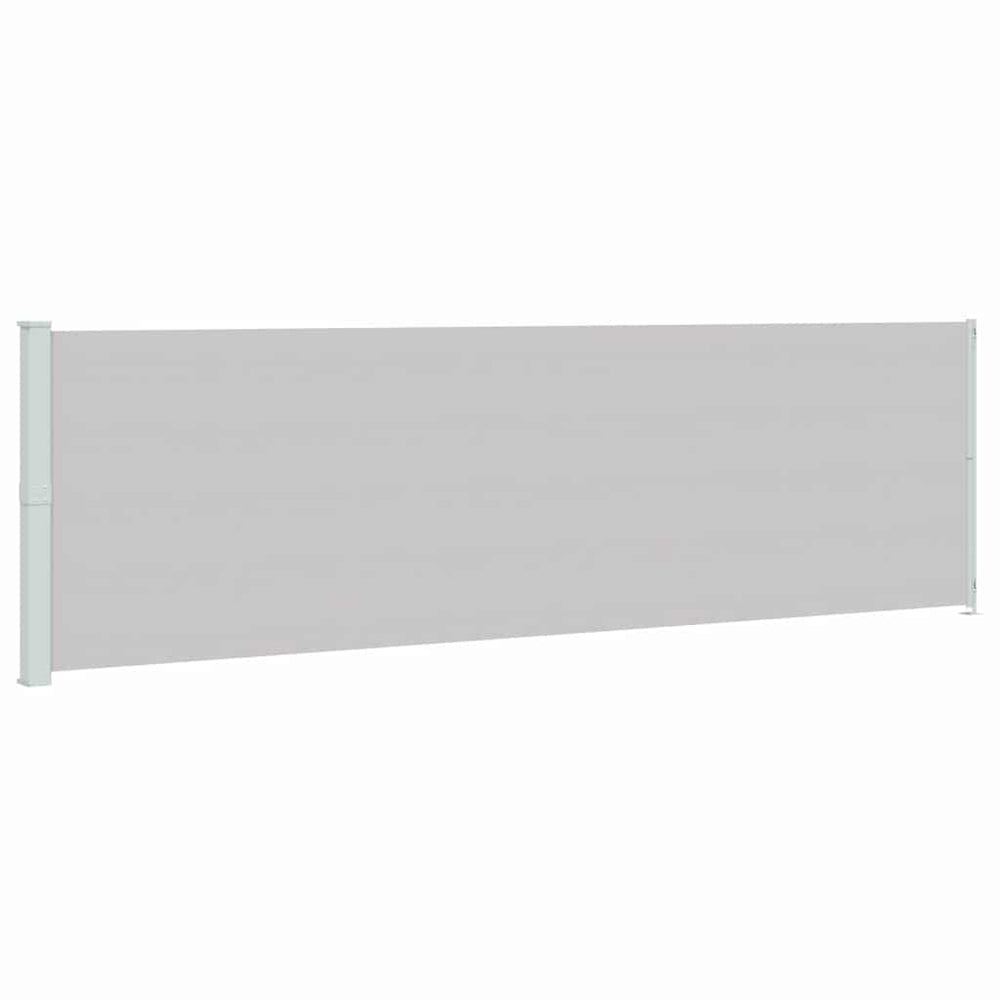 Seitenmarkise Ausziehbar 180x600 cm Grau