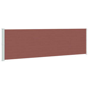 Seitenmarkise Ausziehbar 180x600 cm Braun