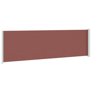 Seitenmarkise Ausziehbar 180x600 cm Braun