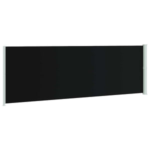 Seitenmarkise Ausziehbar 200x600 cm Schwarz