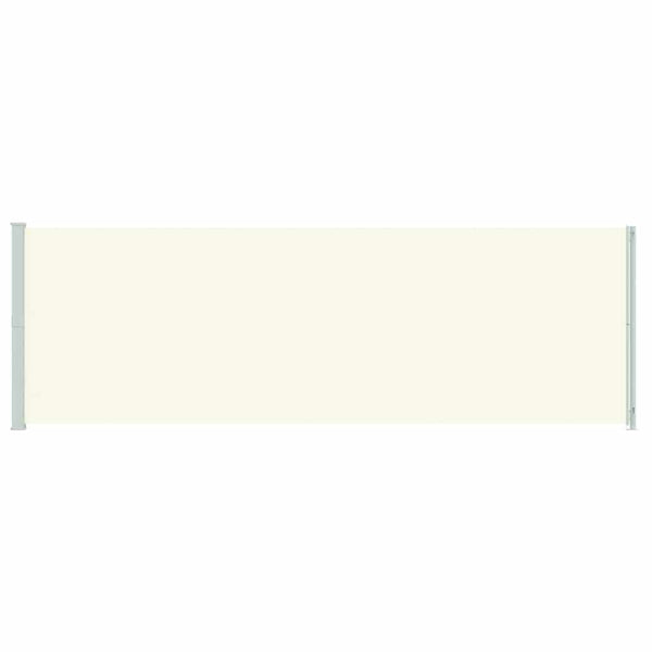 Seitenmarkise Ausziehbar 200x600 cm Creme