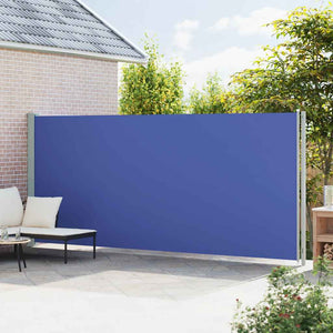 Seitenmarkise Ausziehbar 200x600 cm Blau