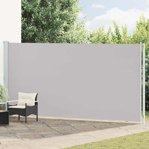 Seitenmarkise Ausziehbar 200x600 cm Grau