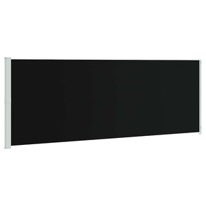 Seitenmarkise Ausziehbar 220x600 cm Schwarz