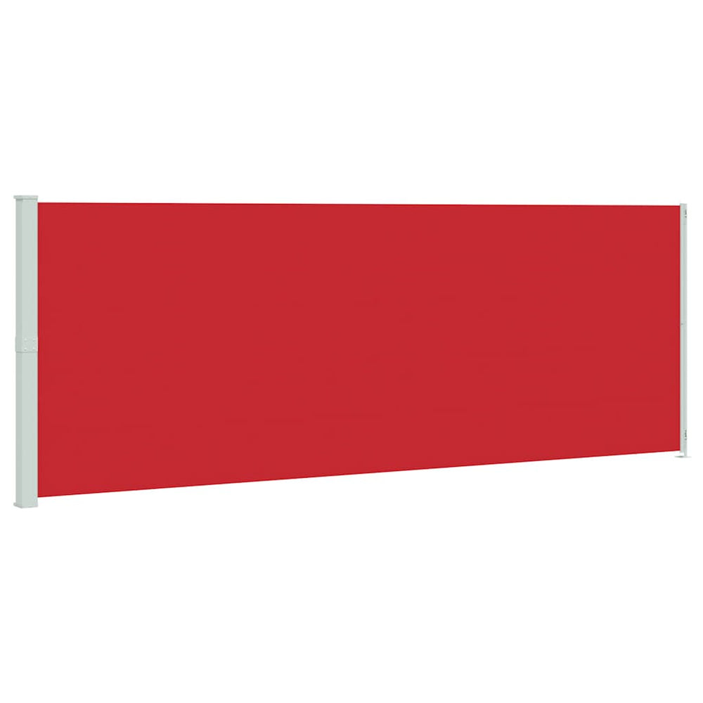 Seitenmarkise Ausziehbar 220x600 cm Rot