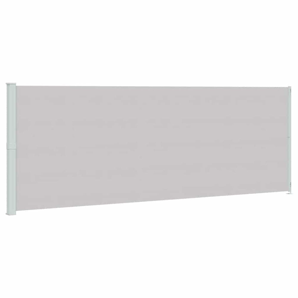 Seitenmarkise Ausziehbar 220x600 cm Grau