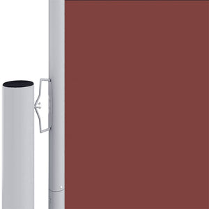 Seitenmarkise Ausziehbar Braun 200x600 cm