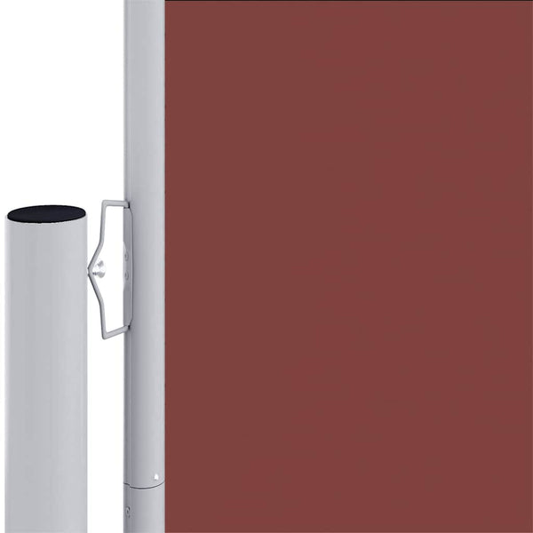 Seitenmarkise Ausziehbar Braun 220x600 cm