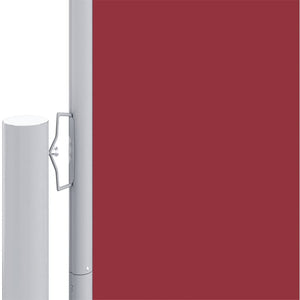 Seitenmarkise Ausziehbar Rot 160x1000 cm