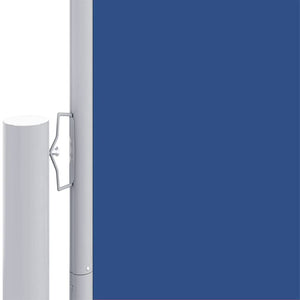 Seitenmarkise Ausziehbar Blau 160x1200 cm