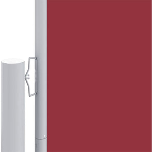 Seitenmarkise Ausziehbar Rot 160x1200 cm