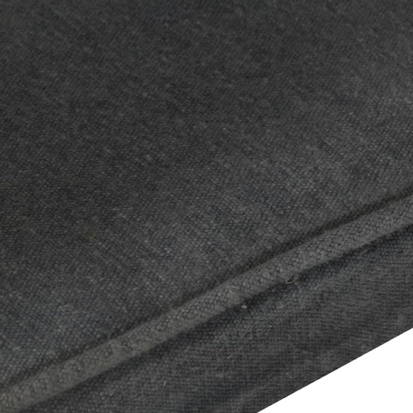 Schwarzer Canvas Ohrensessel