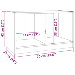 TV-Schrank Kiefer Massivholz 70 cm