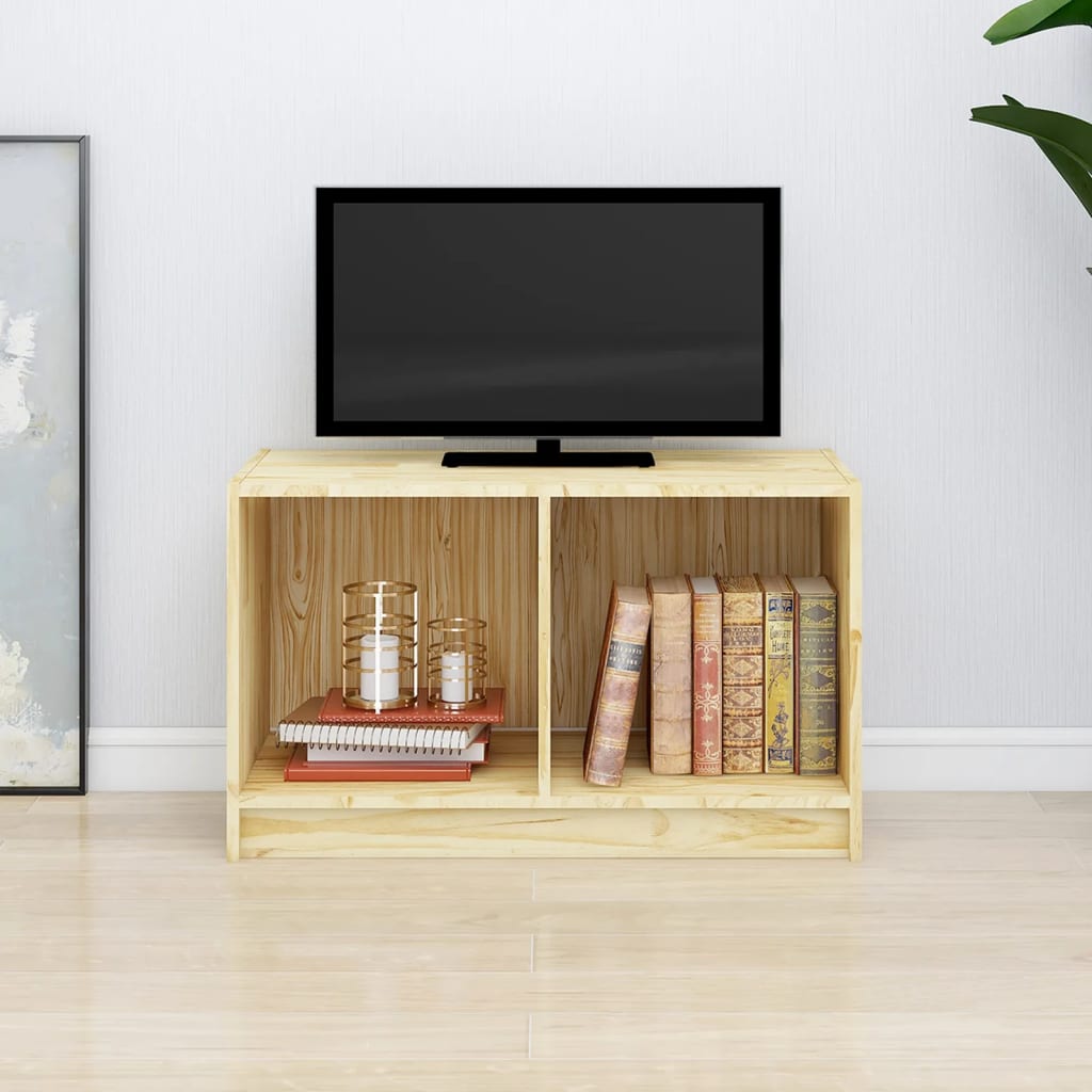 TV-Schrank Kiefer Massivholz 70 cm