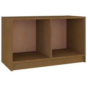 TV-Schrank Honigbraun Massivholz Kiefer 70 cm