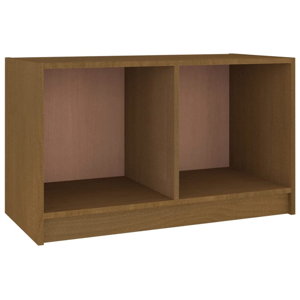 TV-Schrank Honigbraun Massivholz Kiefer 70 cm