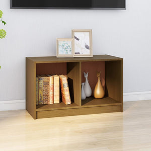 TV-Schrank Honigbraun Massivholz Kiefer 70 cm