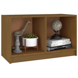 TV-Schrank Honigbraun Massivholz Kiefer 70 cm