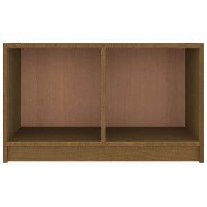 TV-Schrank Honigbraun Massivholz Kiefer 70 cm