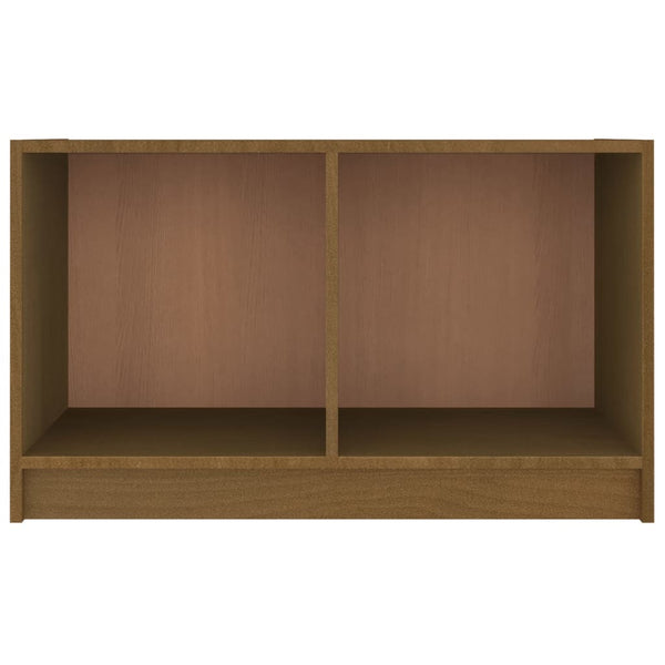 TV-Schrank Honigbraun Massivholz Kiefer 70 cm