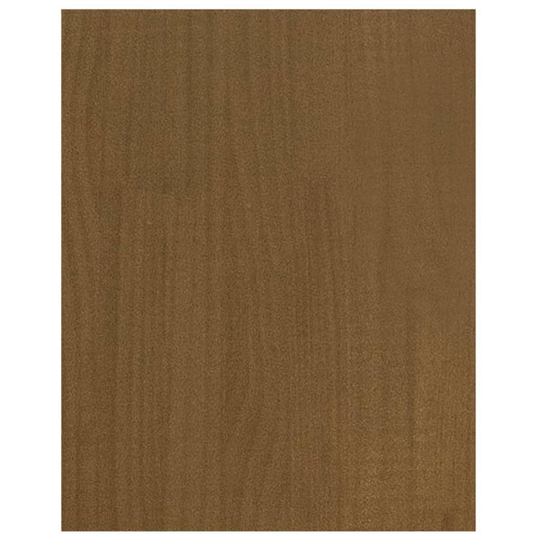 TV-Schrank Honigbraun Massivholz Kiefer 70 cm
