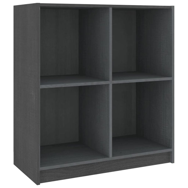 Graues Kiefer Massivholz Sideboard 70cm