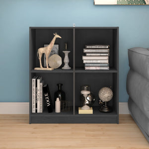Graues Kiefer Massivholz Sideboard 70cm