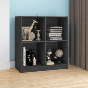 Graues Kiefer Massivholz Sideboard 70cm