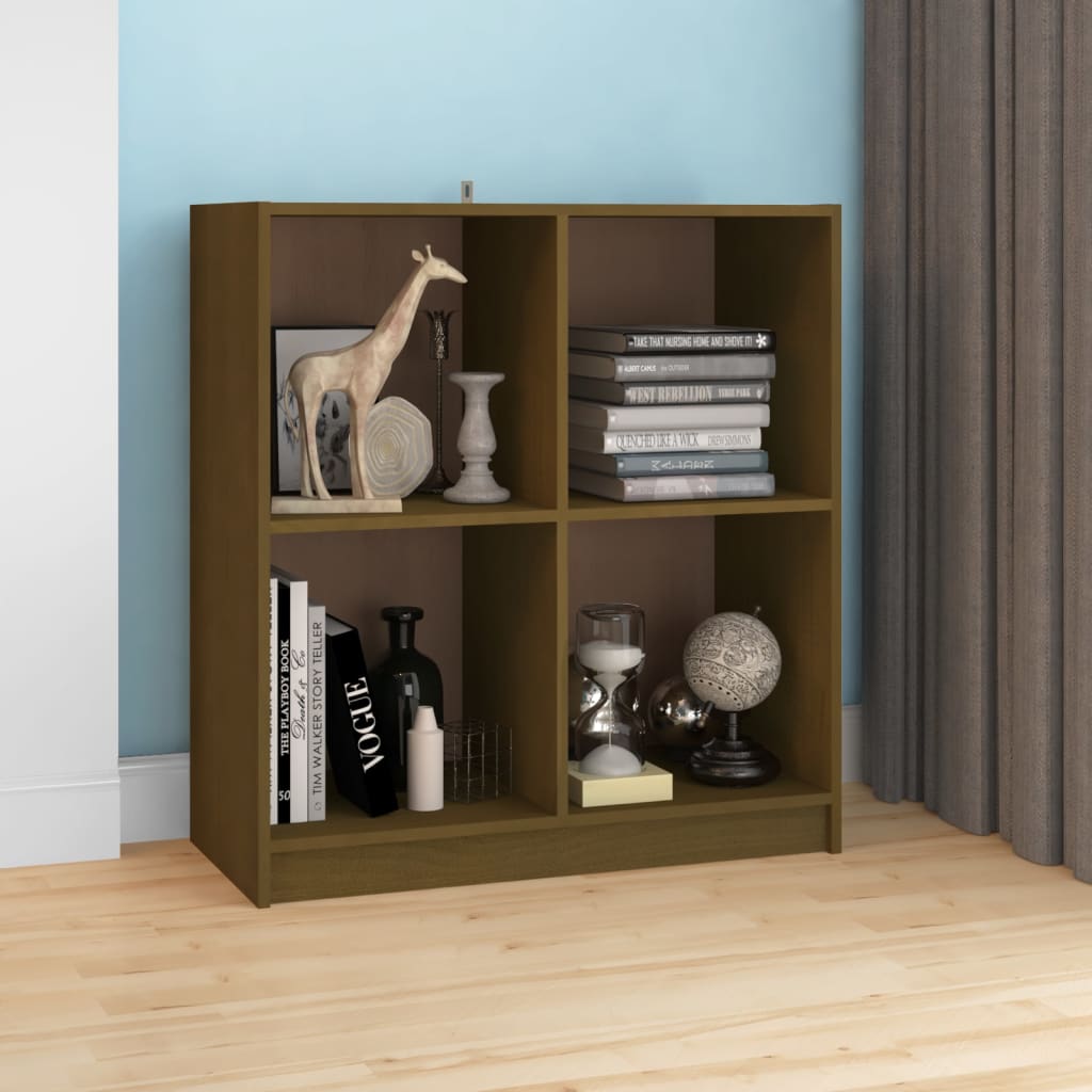 Honigbraunes Sideboard Kiefer Massivholz 70cm