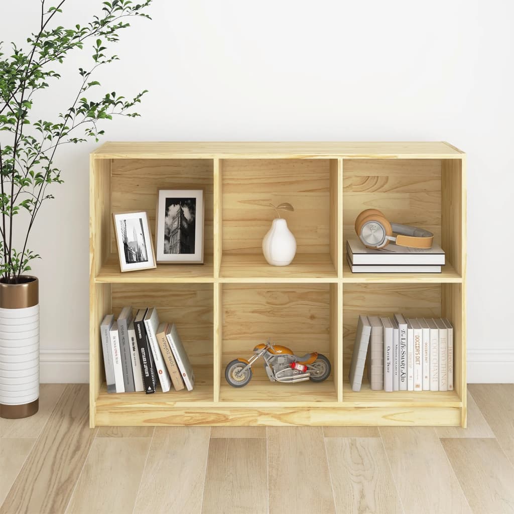 Bücherregal Kiefer Massivholz 104 cm