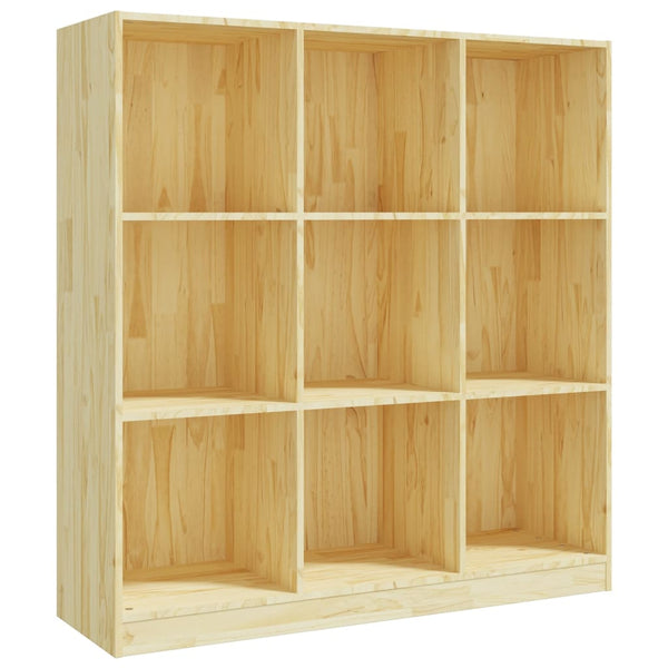 Massivholz Bücherregal Raumteiler Kiefer 104x110 cm