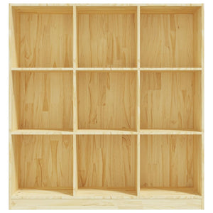 Massivholz Bücherregal Raumteiler Kiefer 104x110 cm
