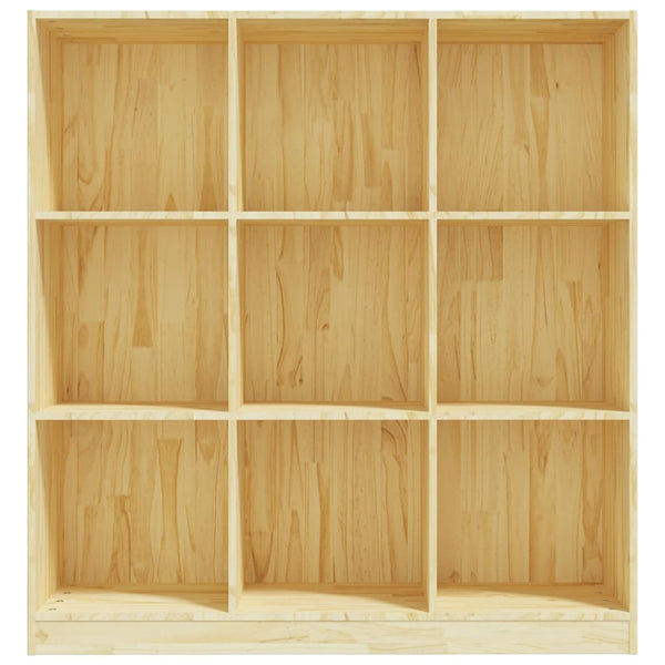 Massivholz Bücherregal Raumteiler Kiefer 104x110 cm